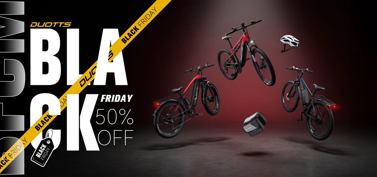 Black Friday Is Coming to DUOTTS – Exclusive E-Bike Deals &amp; Free Gifts