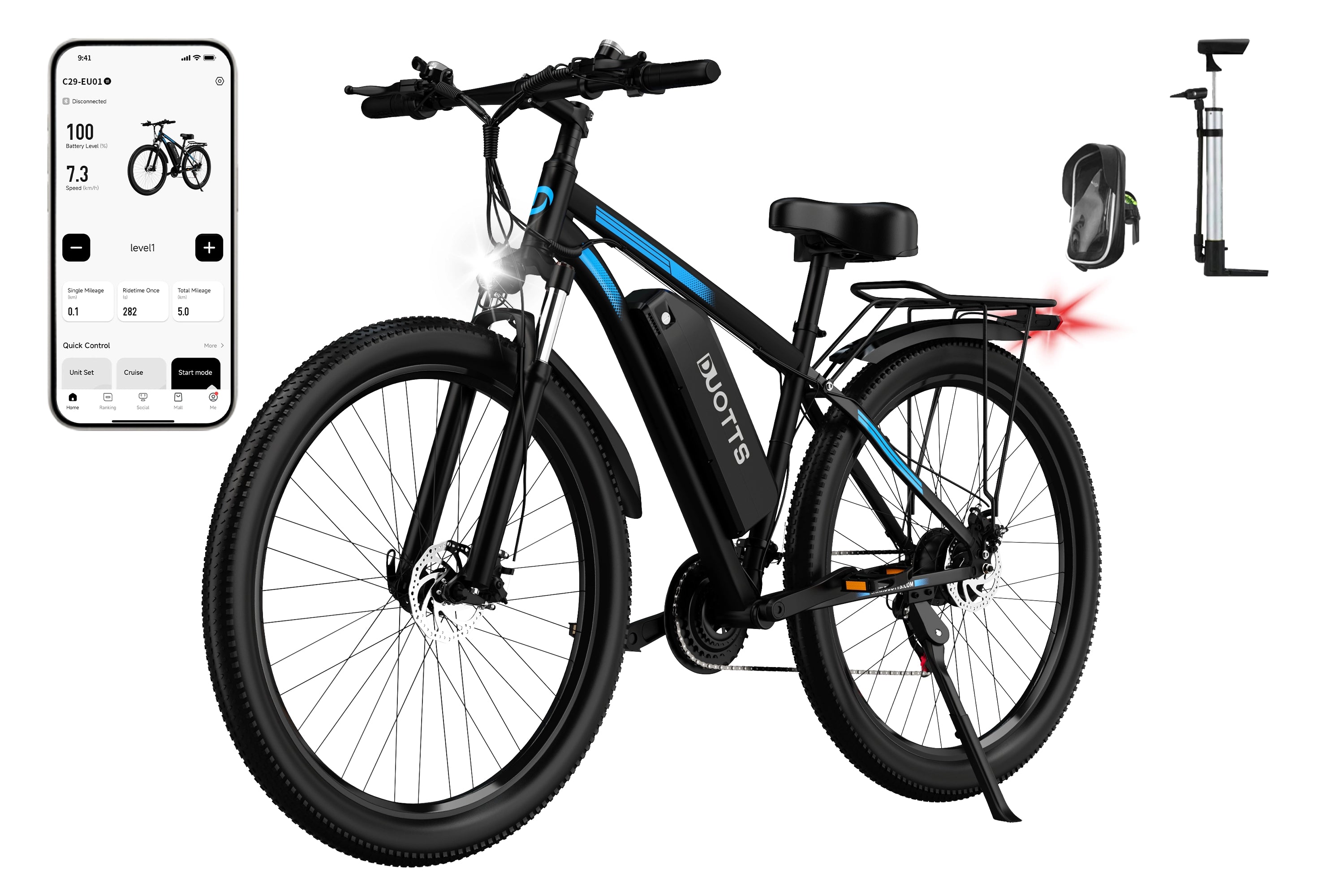 DUOTTS C29 Electric Bike Ship to UK