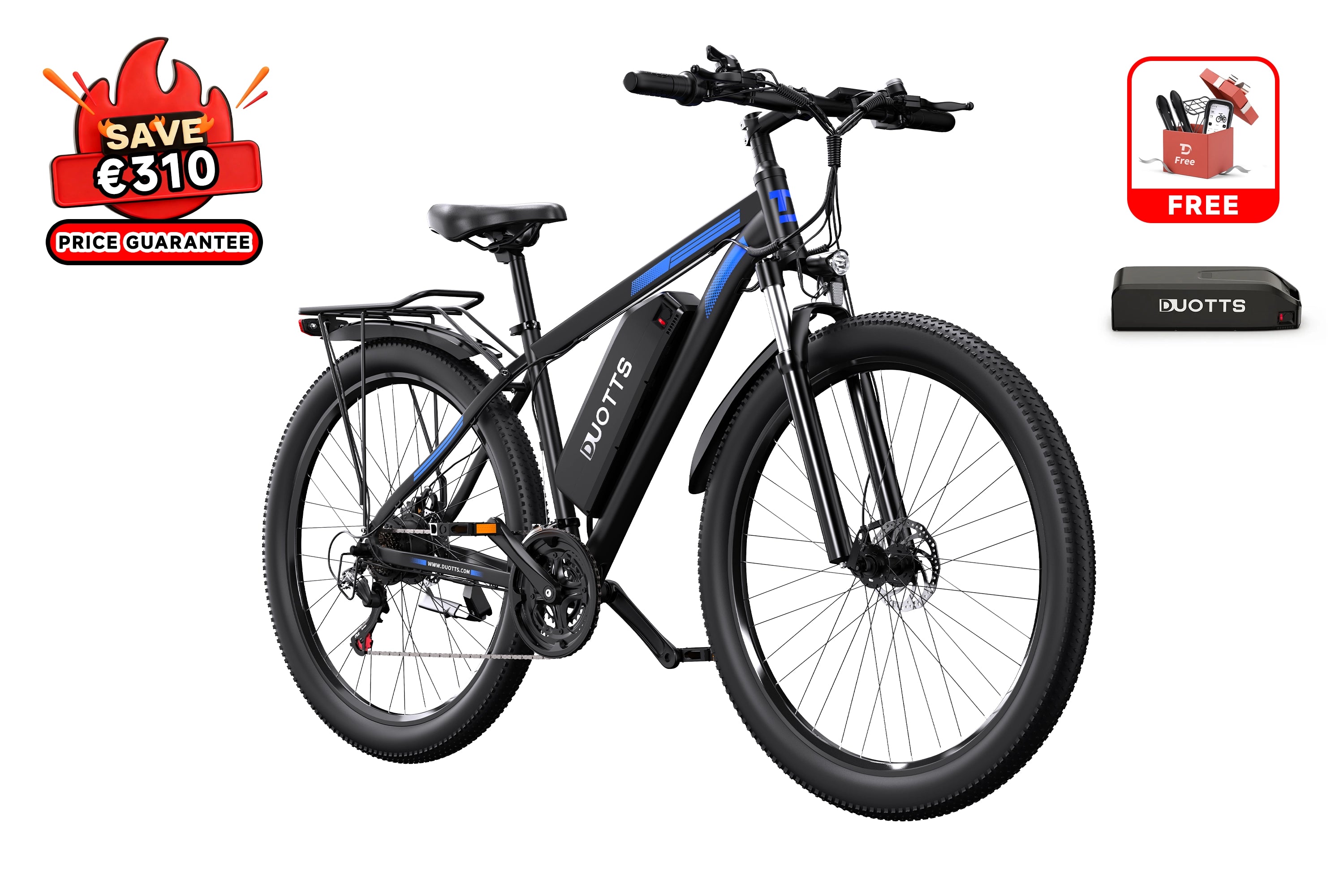 Duotts ​​C29 Električna kolesarska ladja v Veliki Britaniji