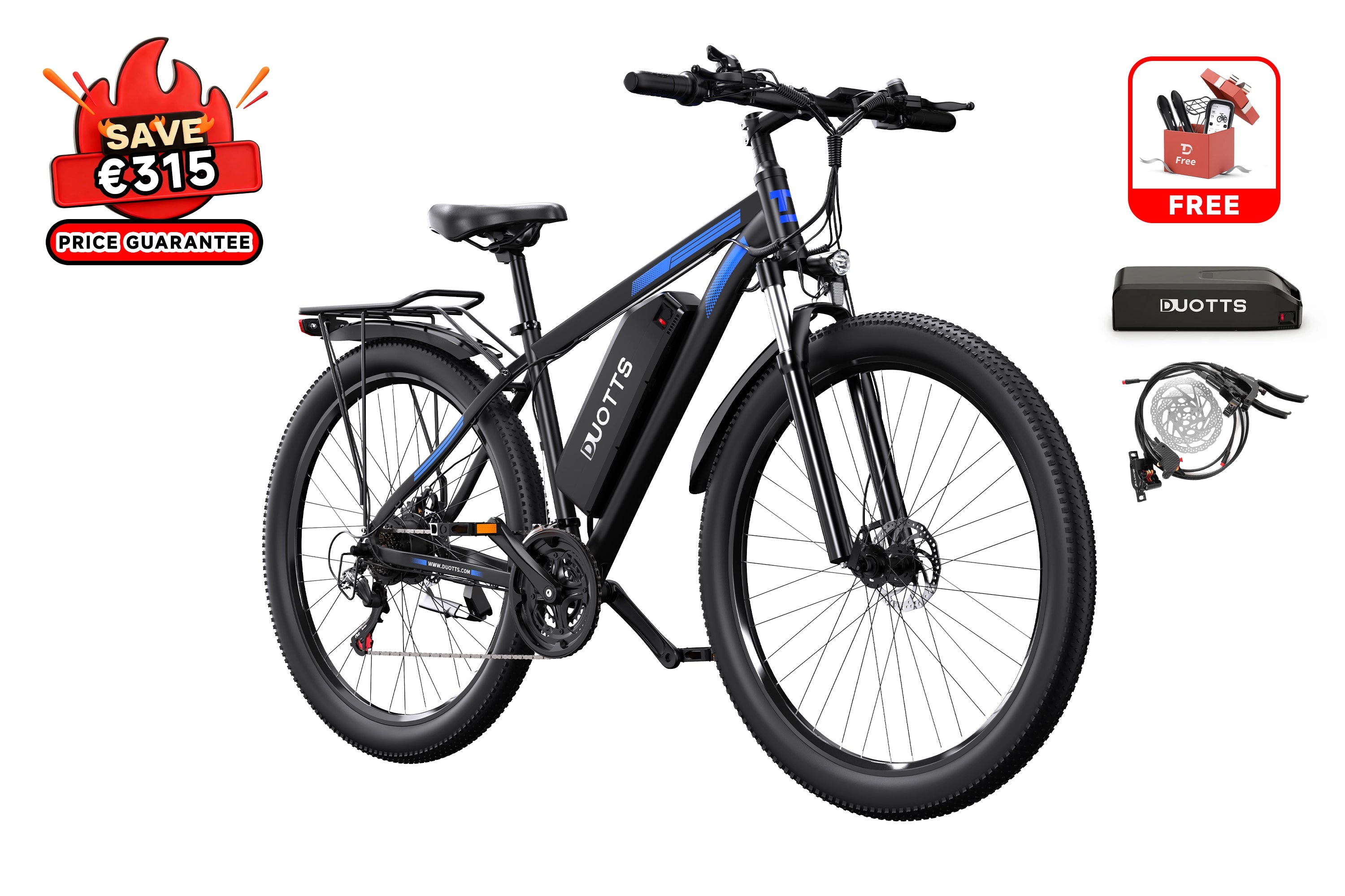 Duotts ​​C29 Električna kolesarska ladja v Veliki Britaniji